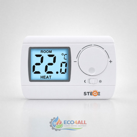 Θερμοστάτης χώρου ψηφιακός STEGE SG50 Compact ενσύρματος